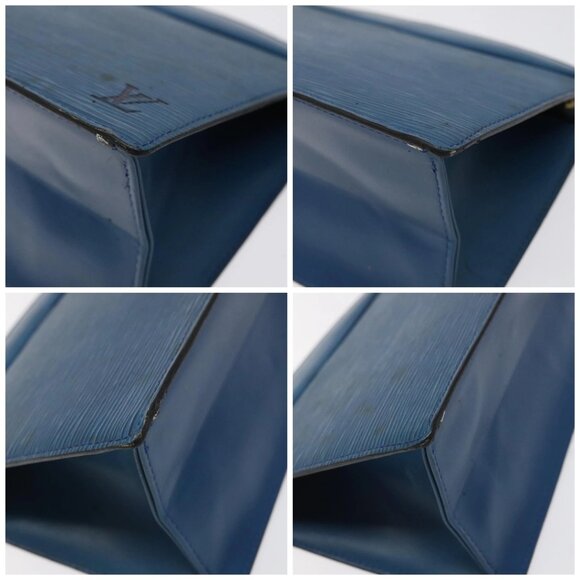 LOUIS VUITTON Epi Trousse Crete Pouch Blue M48405 LV Auth - Picture 16 of 16